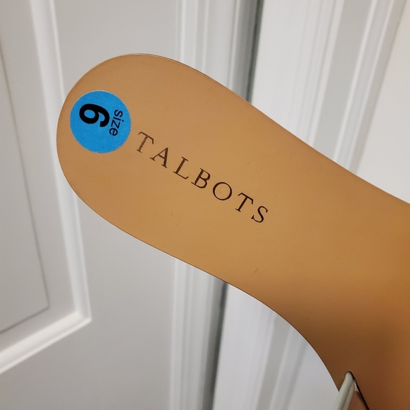 NWOB Talbots "HANNAH ZIG-ZAG" Stripe Straw Slides Size 6, Preppy, Fun, Colorful - Picture 3 of 9